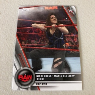 2020 Topps WWE Women's Division - [Base] #3 RAW - Nikki Cross Makes Her Raw Debut