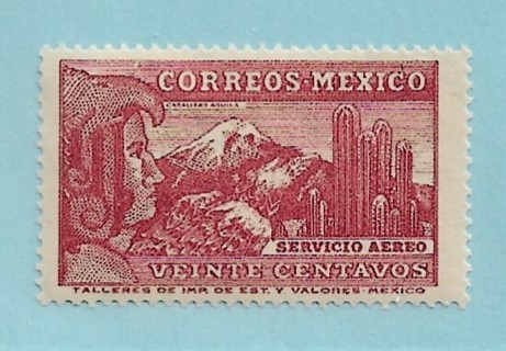 SCARCE1937 Mexico C81 20c "Eagle Man" MNH