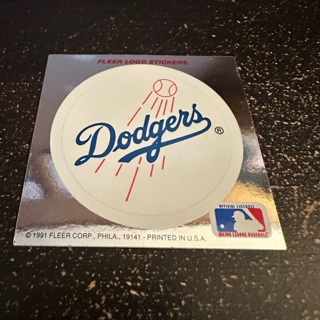 LA dodgers sticker 