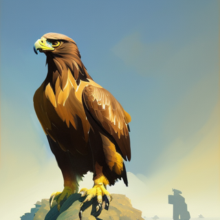 Listia Digital Collectible: Regal Golden Eagle