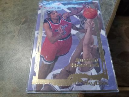 1995 SKYBOX ROOKIE JUWAN HOWARD WASHINGTON BULLETS BASKETBALL CARD# 103