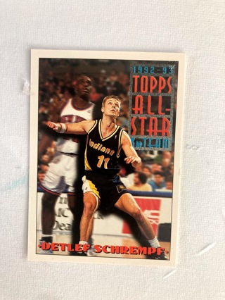 1992-93 TOPPS ALL-STAR Detlef Schrempf (Indiana)