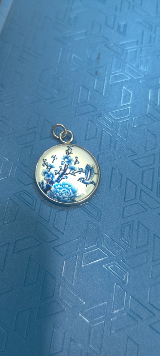 Blue & White Pendant