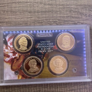 US MINT PRESIDENTIAL $1 COIN PROOF SET