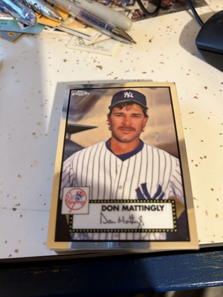 2021 topps chrome platinum don mattingly