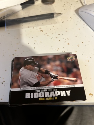 2010 upper deck biography miguel tejada