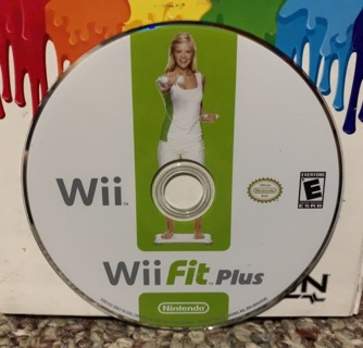 Wii Fit: Plus (Nintendo Wii, 2009) Game Only. Tested.