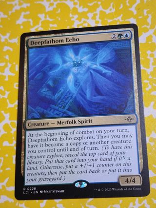 Magic the gathering mtg Deepfathom Echo rare card Lost Caverns of ixalan