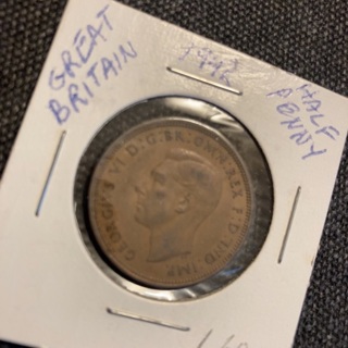 Great Britain 1/2 Penny 1942