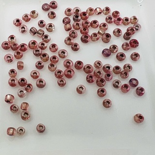 Mauve Transluscent 2mm Glass Seed Beads 