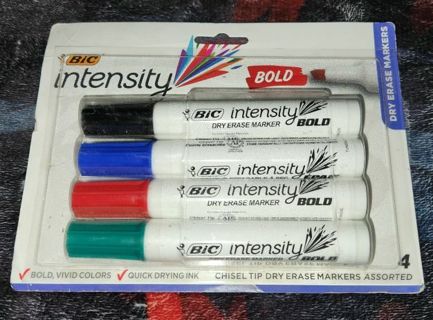 BIC Intensity BOLD Dry Erase Markers