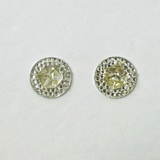 Rhinestone Gem Pointed Center Flat Backs Cabochons 