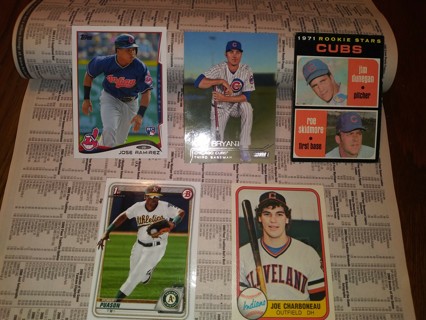 Five Card Baseball Rookie Lot