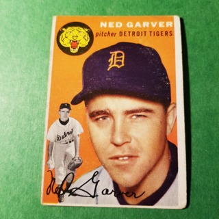 1954 - TOPPS BASEBALL CARD NO. 44 - NED GARVER - TIGERS