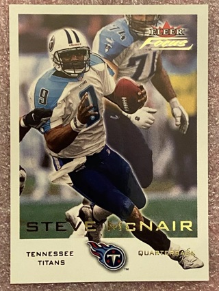 2000 Fleer Focus #150 Steve McNair Tennessee Titans