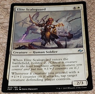 MTG ✨ Elite Scaleguard - (U) 012/185 Fate Reforged (FRF) ✨ Magic the Gathering (2015)