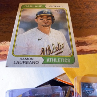 2023 topps heritage 1974 Ramon laureano card 