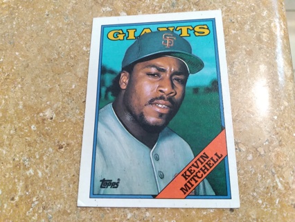 '88 Topps Giants San Francisco Kevin Mitchell