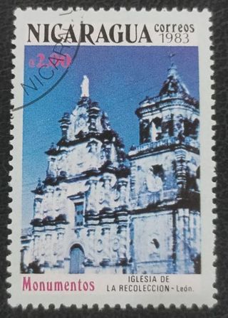 1 USED STAMP OF NICARAGUA.