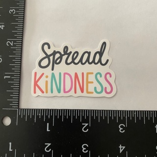 Spread kindness quote rainbow large sticker decal NEW 