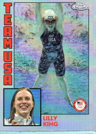 2024 Topps Olympics Chrome Lilly King Team USA