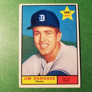 1961 - TOPPS BASEBALL CARD NO. 151 - JIM DONOHUE ROOKIE - TIGERS - EXMT-NRMT+