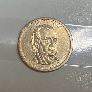 James K. Polk Golden Dollar Coin!