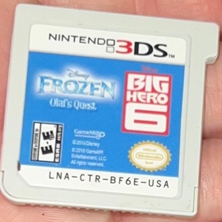 Frozen and big hero 6 Ds game 