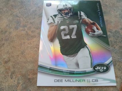 2013 TOPPS PLATINUM ROOKIE DEE MILLINER NEW YORK JETS FOOTBALL CARD # 103