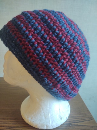 Hand Crocheted Slouch Hat 