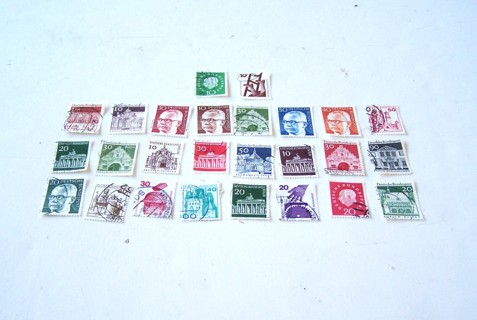 Germany Postage Stamps Used/Cancelled Set of 26