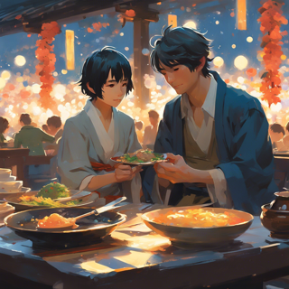 Listia Digital Collectible: Sharing a meal