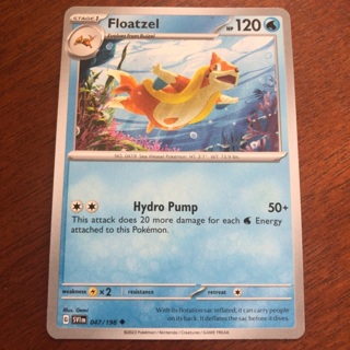 Pokemon card - Floatzel