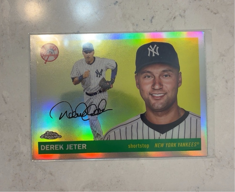 FREE: Derek jeter 2025 platinum anniversary refractor 