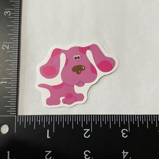 Blues clues magenta dog large sticker decal NEW 