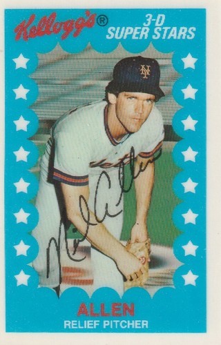 1982 Kellogg's # 20 Neil Allen New York Mets