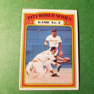 1972 - TOPPS BASEBALL CARD NO. 224 - 1971 WORLD SERIES GAME # 2