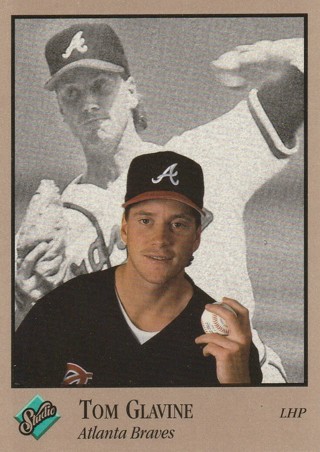 1992 Studio Atlanta Braves Baseball Card #4 Tom Glavine