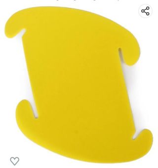 Yellow IQ Puzzle Lights Jigsaw Lights Lampshade