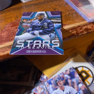 2021 topps stars in service ken Griffey jr baseball card 