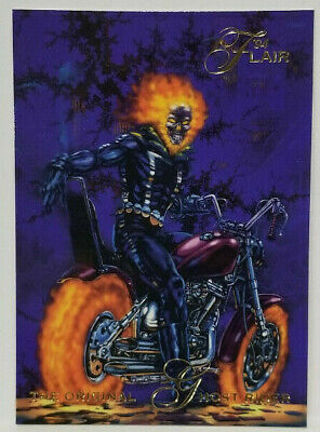 The Original Ghost Rider 1994 Flair Marvel Fleer Annual Inaugural Card #30 