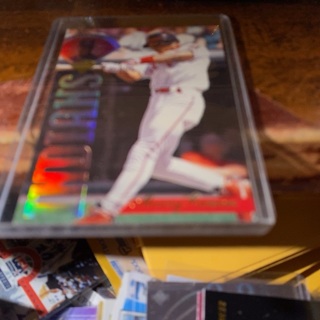 1995 donruss leaf manny Ramirez baseball card 