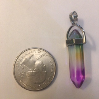 New Rainbow Crystal SP Pendant Read description before bidding 