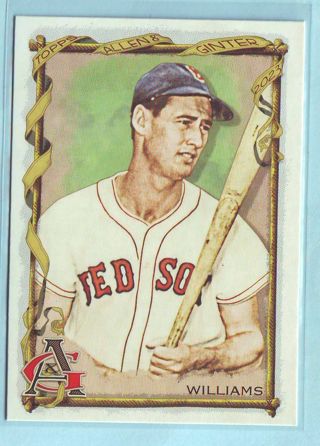 2023 Topps Allen & Ginter Ted Williams Baseball Card # 38 Red Sox