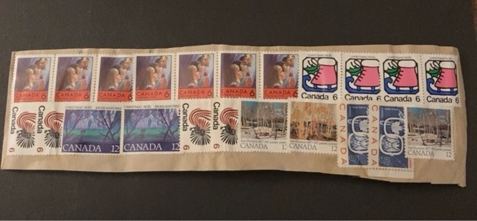 Canada used stamps 