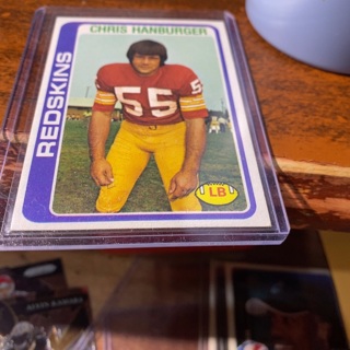 1978 topps Chris hanburger football card 