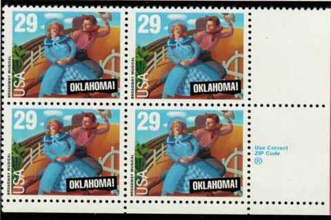 NEW 4 OKLAHOMA STAMPS=USA,,GIN = 4 MORE NEW USA STAMPS