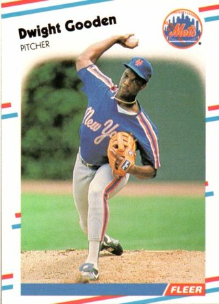 1988 Fleer Glossy Dwight Gooden #135