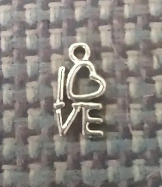 1New silver Love Charm