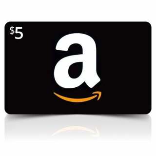 $5 Amazon e-gift card - digital delivery